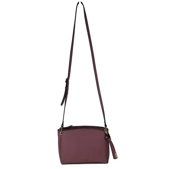 Nine West Womens Dusty Orchid Crossbody Purse Bag Purple - Picture 1 of 15